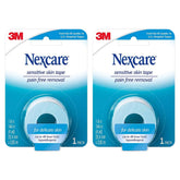 Nexcare Sensitive Skin Tape, 1 in x 4 yds, 2 Count (Pack of 1)